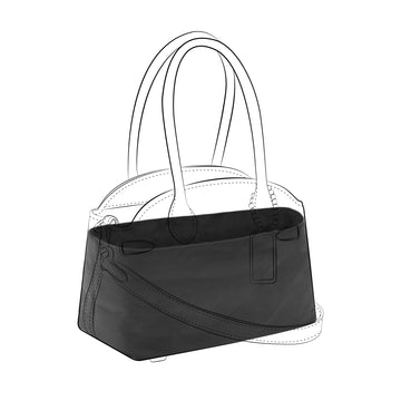 DGAZ Lightweight Purse Organizer Insert for Coach Empire Carryall Bags,silk and DupontPaper handbag inner for Luxury Bag