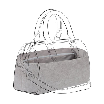 DGAZ Lightweight Purse Organizer Insert for Coach Rowan Bags,silk and DupontPaper handbag inner for Luxury Bag