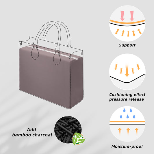 DGAZ Taschenkissen-Formgeber für LV ONTHEGO Taschen, seidiger Kissen-Formgeber für Luxus-Handtaschen