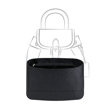 DGAZ Lightweight Purse Organizer Insert for Coach Harper Backpack Bags,silk and DupontPaper handbag inner for Luxury Bag