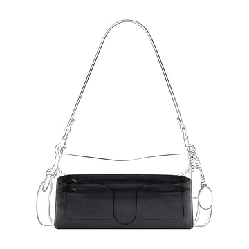 DGAZ Lightweight Purse Organizer Insert for Coach Clot Tabby Bags,silk and DupontPaper handbag inner for Luxury Bag