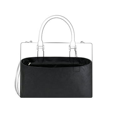 DGAZ Lightweight Purse Organizer Insert for Coach Maggie Tote Bags,silk and DupontPaper handbag inner for Luxury Bag