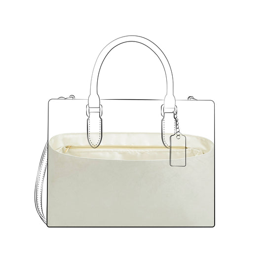 DGAZ Lightweight Purse Organizer Insert for Coach Maggie Tote Bags,silk and DupontPaper handbag inner for Luxury Bag