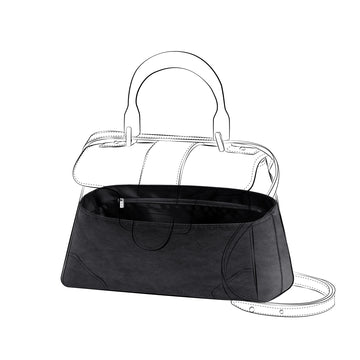 DGAZ Lightweight Purse Organizer Insert for Goyard  Saigon  Bag,Silk and Dupontpaper handbag inner for Luxury Bags