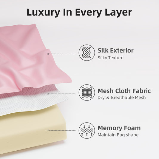 DGAZ Purse Pillow Shaper Insert for Hermes Garden Party Bags, Silky Pillow Shaper for Luxury Handbags