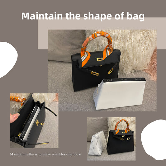 DGAZ Purse Pillow Shaper Insert for Hermes Kelly Bags, Silky Pillow Shaper for Luxury Handbags