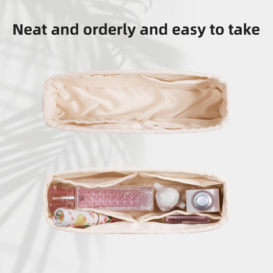 DGAZ Taschen-Organizer-Einsatz für Chanel WOC-Taschen, Seiden-Taschen-Organizer, Formgeber für Luxus-Handtaschen & Tragetaschen