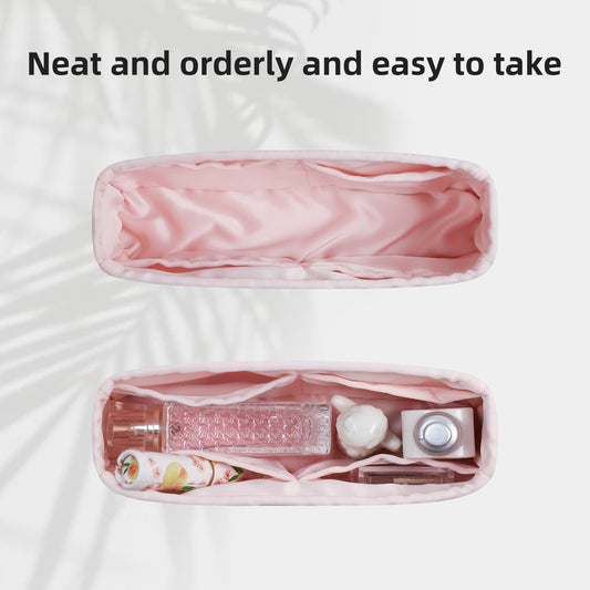 DGAZ Seiden-Taschen-Organizer-Einsatz für Lady-Dior Micro/Mini/S/M/L Taschen, seidig glatter Taschen-Organizer, Formgeber für Luxus-Handtaschen & Tragetaschen
