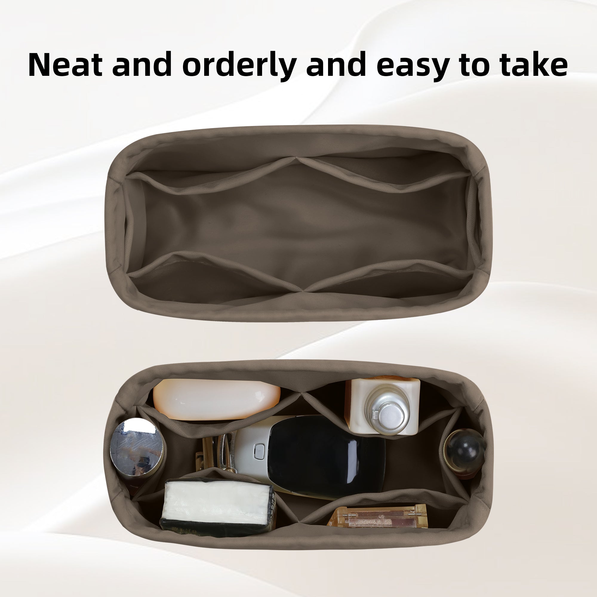 DGAZ Handtasche Tasche Organizer, Seide Innentasche Produktbild-Vorschau 5