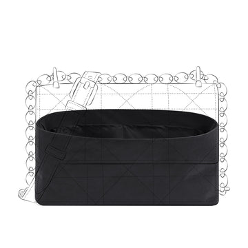 DGAZ Lightweight-Purse Organizer Insert for Dior Caro Bags,silk and DupontPaper handbag inner for Luxury Bags