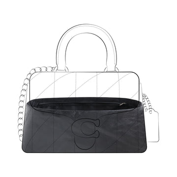 DGAZ Lightweight Purse Organizer Insert for Coach Tabby Top Handle Bags,silk and DupontPaper handbag inner for Luxury Bag