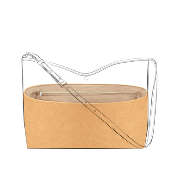 DGAZ Lightweight Purse Organizer Insert for Celine Soft Shopper Bags,silk and DupontPaper handbag inner for Luxury Bag
