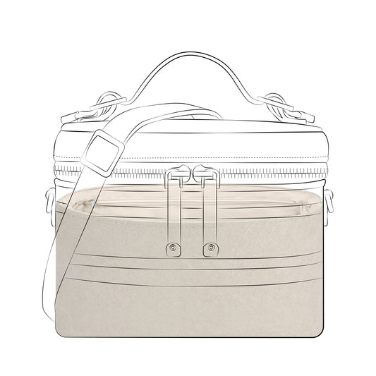 DGAZ Lightweight-Purse Organizer Insert for Travel Vanity  Bags,silk and DupontPaper handbag inner for Luxury Bags
