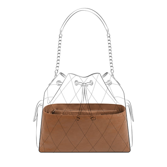 DGAZ Lightweight Purse Organizer Insert for Tory Burch Charlie Bag,silk and DupontPaper handbag inner for Luxury Bags