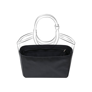 DGAZ Lightweight Purse Organizer Insert for MiuMiu Ivy Shopping Bags,silk and DupontPaper handbag inner for Luxury Bags