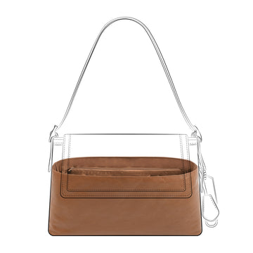 DGAZ Lightweight Purse Organizer Insert for Coach Etta Bag,silk and DupontPaper handbag inner for Luxury Bag