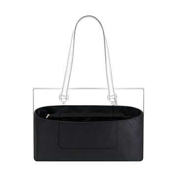 DGAZ Lightweight Purse Organizer Insert for Coach Station Tote Bags,silk and DupontPaper handbag inner for Luxury Bag