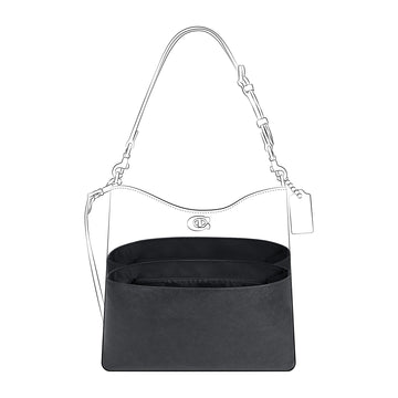 DGAZ Lightweight Purse Organizer Insert for Coach Willow  Bucket Bag,silk and DupontPaper handbag inner for Luxury Bag