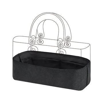 DGAZ Lightweight-Purse Organizer Insert for D-Joy Bags,silk and DupontPaper handbag inner for Luxury Bags
