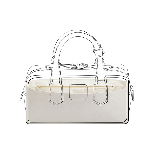 DGAZ Lightweight Purse Organizer Insert for MiuMiu Arcadie  Bags,silk and DupontPaper handbag inner for Luxury Bags