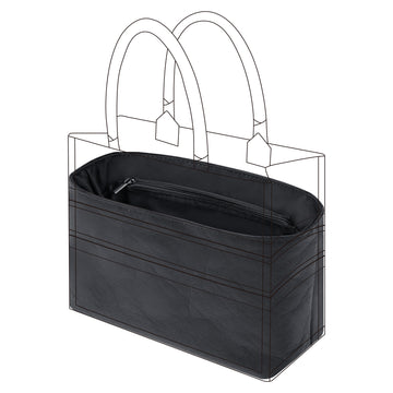DGAZ Lightweight-Purse Organizer Insert for Booktote Bags,silk and DupontPaper handbag inner for Luxury Bags