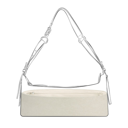 DGAZ Lightweight-Purse Organizer Insert for D-Journey  Bags,silk and DupontPaper handbag inner for Luxury Bags