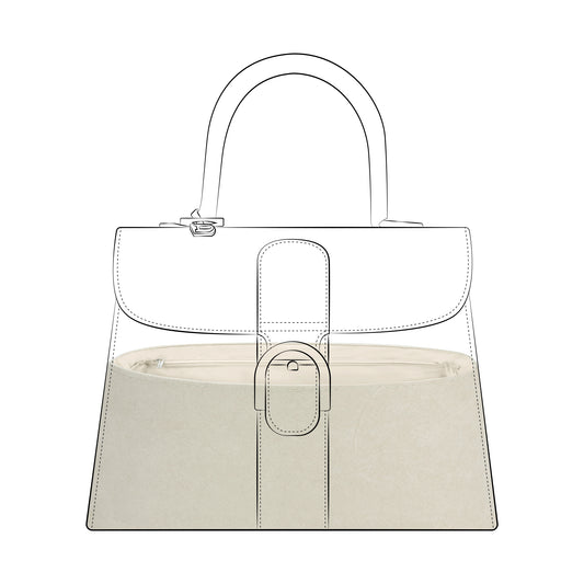 DGAZ Lightweight Purse Organizer Insert for Delvaux Brilliant Bags,silk and DupontPaper handbag inner for Luxury Bag