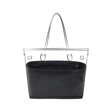 DGAZ Lightweight Purse Organizer Insert for LV-Neverfull inside out Bags,silk and DupontPaper handbag inner for Luxury Bag