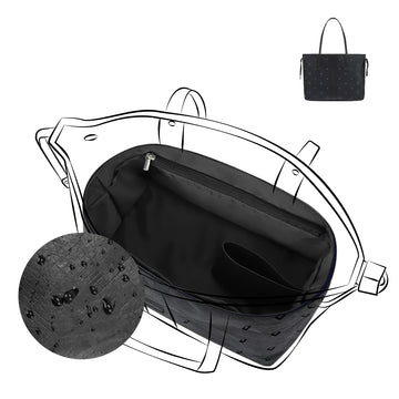 DGAZ Lightweight Purse Organizer Insert for MCM Liz Visetos Tote Bag,Silk and Dupontpaper handbag inner for Luxury Bags