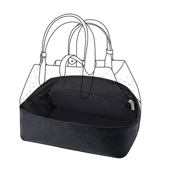 DGAZ Lightweight-Purse Organizer Insert for Dior Toujours Bags,silk and DupontPaper handbag inner for Luxury Bags