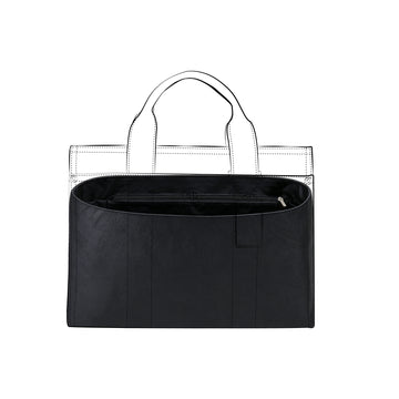 DGAZ Lightweight Purse Organizer Insert for Coach Cargo Bags,silk and DupontPaper handbag inner for Luxury Bag