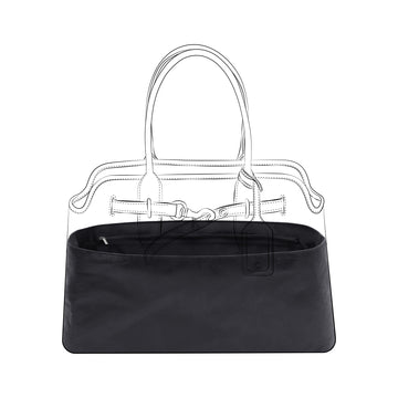DGAZ Lightweight Purse Organizer Insert for MiuMiu Aventure Bags,silk and DupontPaper handbag inner for Luxury Bags