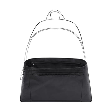 DGAZ Lightweight Purse Organizer Insert for Coach Cargo Backpack Bags,silk and DupontPaper handbag inner for Luxury Bag
