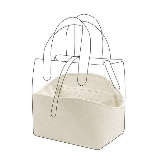 DGAZ Lightweight-Purse Organizer Insert for Dior Toujours Vertical Bags,silk and DupontPaper handbag inner for Luxury Bags
