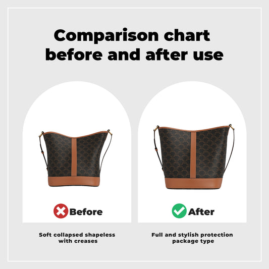 DGAZ Lightweight-Purse Organizer Insert for Celine Triomphe Canvas Bag,silk and DupontPaper handbag inner for Luxury Bags