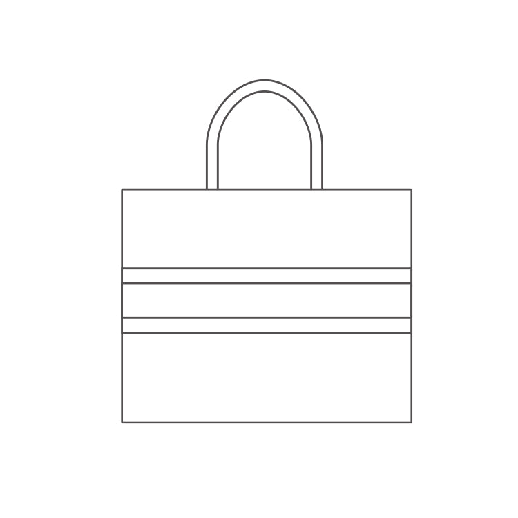 DGAZ Purse Organizer Insert For Issey Miyake Lucent Tote - Dupont Paper & Silk Liner, 6 Grids, White
