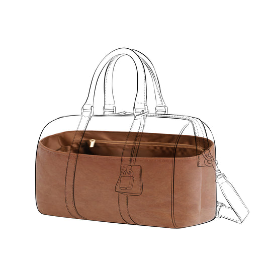 DGAZ Lightweight Purse Organizer Insert for Celine Boston Bags,silk and DupontPaper handbag inner for Luxury Bag