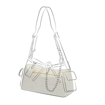 DGAZ Lightweight Purse Organizer Insert for LV-CarryAll Cargo Vibe PM/Vibe MM Bags,silk and DupontPaper handbag inner for Luxury Bag