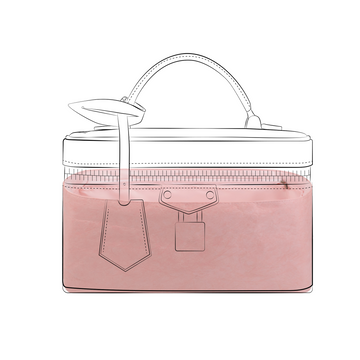 DGAZ Lightweight Purse Organizer Insert for LV Vanity Bags,silk and DupontPaper handbag inner for Luxury Bag