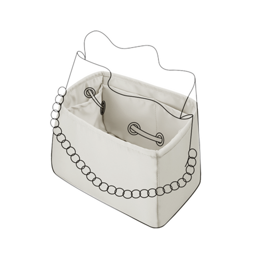 DGAZ Lightweight Purse Organizer Insert for LV Bella Bags,silk and DupontPaper handbag inner for Luxury Bag