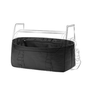 DGAZ Lightweight-Purse Organizer Insert for Dior Camp Bags,silk and DupontPaper handbag inner for Luxury Bags
