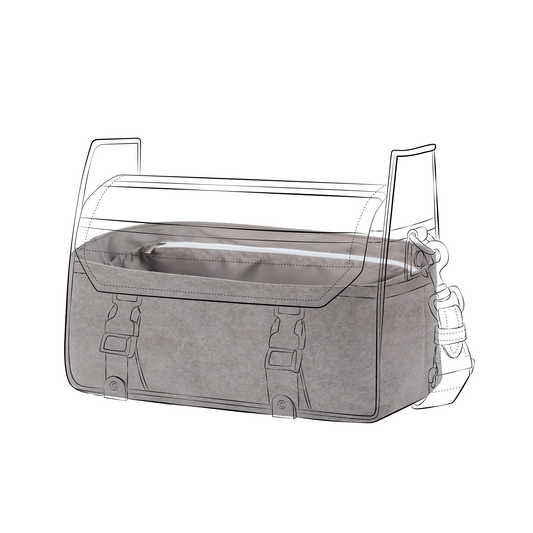 DGAZ Lightweight-Purse Organizer Insert for Dior Camp Bags,silk and DupontPaper handbag inner for Luxury Bags