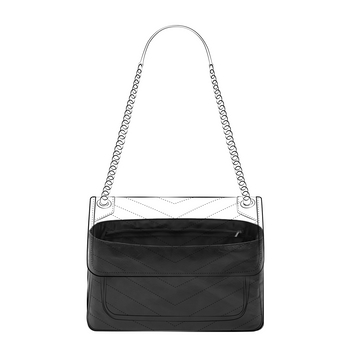 DGAZ Lightweight Purse Organizer Insert for Ysl Niki Tote Bags,silk and DupontPaper handbag inner for Luxury Bag