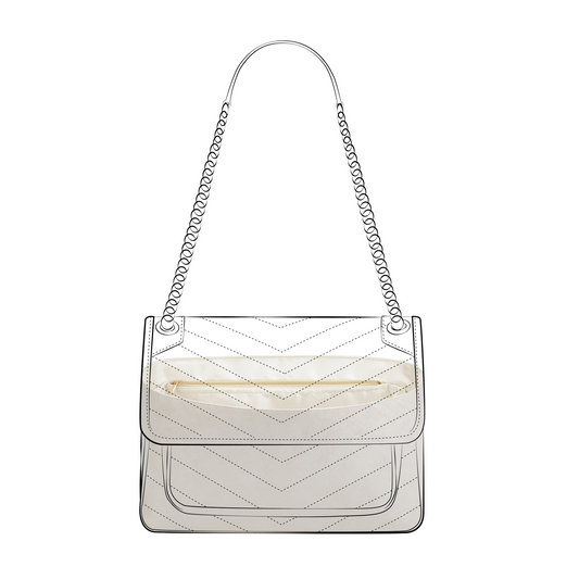 DGAZ Lightweight Purse Organizer Insert for Ysl Niki Tote Bags,silk and DupontPaper handbag inner for Luxury Bag