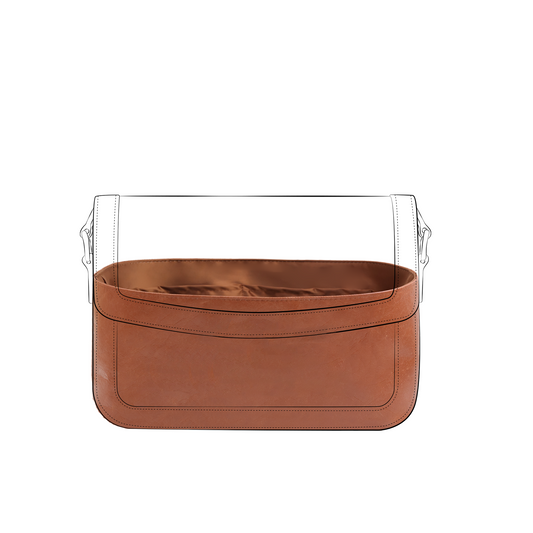 DGAZ Lightweight Purse Organizer Insert for Celine Triomphe Nano/Teen/Medium Bags,silk and DupontPaper handbag inner for Luxury Bag