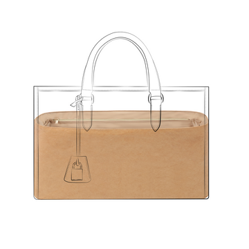 DGAZ Lightweight Purse Organizer Insert for Celine Cabas Bags,silk and DupontPaper handbag inner for Luxury Bag