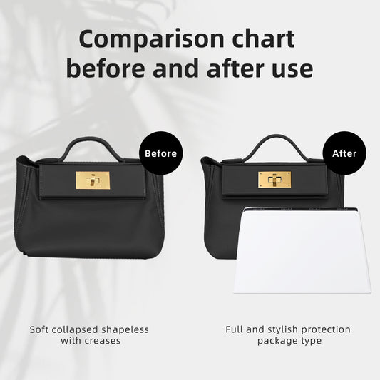 DGAZ Purse Pillow Shaper Insert for Hermes 24/24 Mini/29/35 Bags, Silky Pillow Shaper for Luxury Handbags