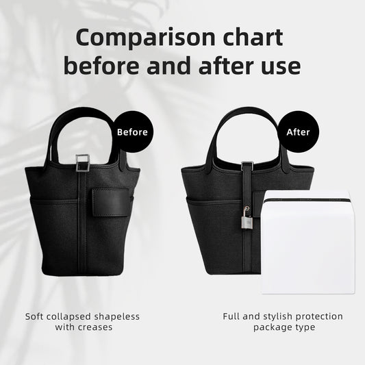 DGAZ Purse Pillow Shaper Insert for Hermes Cargo Picotin 18 Bags, Silky Pillow Shaper for Luxury Handbags