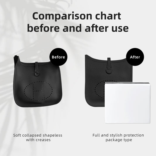 DGAZ Purse Pillow Shaper Insert for Hermes Evelyne TPM/PM/GM/TGM Bags, Silky Pillow Shaper for Luxury Handbags