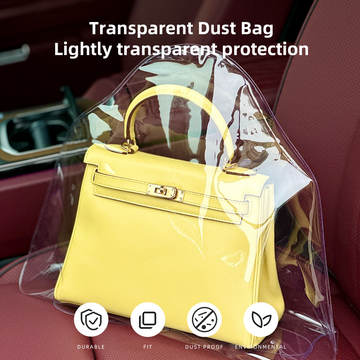 DGAZ Clear Dust Bags for Luxury Handbags,Waterproof Purse Storage Bag,Lightweight Handbag Protector